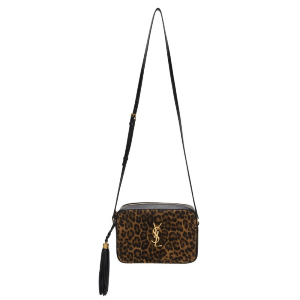 Saint Laurent Leopard Lou Camera Bag